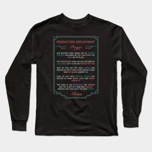 PRODUCTION DEPLOYMENT PRAYER Long Sleeve T-Shirt